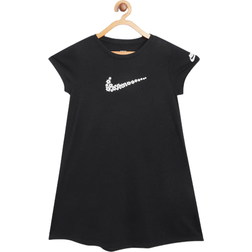 Nike Sportswear Daisy T-shirt Dress - Black/White (36J095 023)