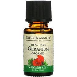 Nature's Answer 100% Pure Organic Essential Oil Geranium 0.5 fl oz