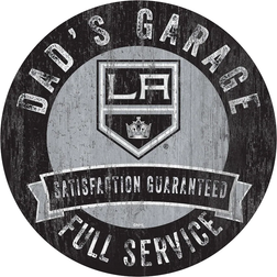 Los Angeles Kings Dad's Garage Wood Sign Board