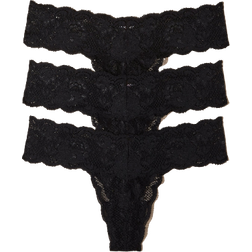 Cosabella Never Say Never Cutie Lr Thong 3-Pack - Black