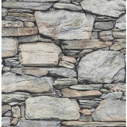 A-Street Prints Stone Wall Historic (2701-22304)