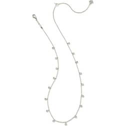 Kendra Scott Amelia Chain Necklace - Silver/Transparent