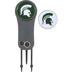 Team Effort Michigan State Spartans Switchblade Repair Tool & Two Ball Markers