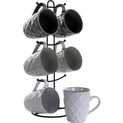 Elama Diamond Waves Cup & Mug 35.48cl 6pcs
