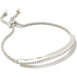 Kendra Scott Ott Lux Bracelet - Silver/Transparent