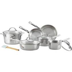 Ayesha Curry Stainless Steel Cookware Cookware Set with lid 11 Parts