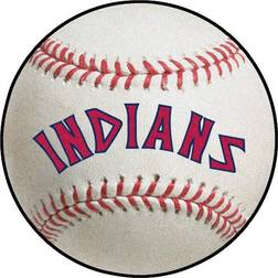 Fanmats Cleveland Indians 1973 Retro Round Baseball Door Mat