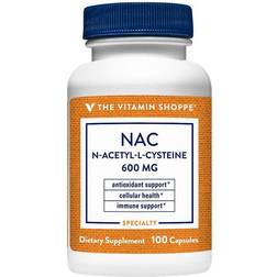 The Vitamin Shoppe NAC N-Acetyl-L-Cysteine 600mg 100 pcs