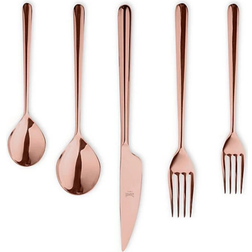 Mepra Linea Bronzo 5-Piece Place Setting Set posate 5pcs