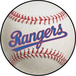 Fanmats Texas Rangers Retro Round Baseball Door Mat