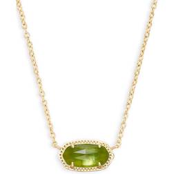 Kendra Scott Elisa Pendant Necklace - Peridot Illusion