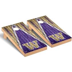 Victory Tailgate Washington Huskies Weathered Triangle Cornhole Board Set