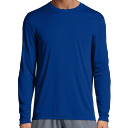 Hanes Sport FreshIQ Cool DRI Long Sleeve T-shirt Men - Deep Royal