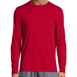 Hanes Hanes Sport FreshIQ Cool DRI Long Sleeve T-shirt Men - Deep Red