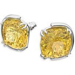 Swarovski Harmonia Stud Earrings - Silver/Yellow