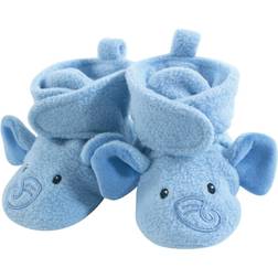 Hudson Fleece Booties - Blue Elephant