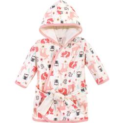 Hudson Baby Cotton Rich Bathrobe - Girl Forest