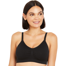 Motherhood Seamless Clip-Down Nursing Bra Black