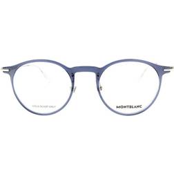 Montblanc Cadres optiques Mb0099o col. 004 Hommes Panthos Bleu