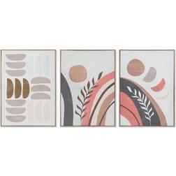 Dkd Home Decor Tavla Abstrakt (52.5 x 3.5 x 72 cm) (3 pcs) Tavla