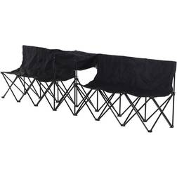 OutSunny 6 Seater Portable Bench System with Cool Bag