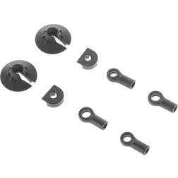 Arrma AR330338 Shock Rod End Set Nero 1par