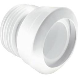 Mcalpine Mcalpine Straight Pan Connector (Dia)112mm White