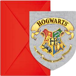 Harry Potter Uitnodigingen En Enveloppen Hogwarts (6st)