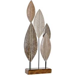 Dkd Home Decor Dekorativ figur Bambus Jern Ark (33 x 10 x 81 cm) Dekorationsfigur 2stk