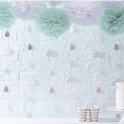 Ginger Ray Wolkenhangers Babyshower backdrop (6st)