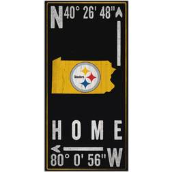 Fan Creations Pittsburgh Steelers Team Coordinate Sign