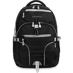 J World Atom Multi Purpose Laptop Backpack - Black