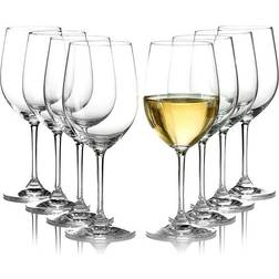 Riedel Vinum Vigonier/Chardonnay Weinglas 6+2 Gratis Transparent H 19.8 cm 350 ml/2 Gläser Geschenkt Calice da Vino 36.671cl 8pcs