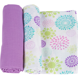 Miraclebaby Colorful Bursts MiracleWare Muslin Swaddle 2-Pack