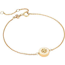 Tory Burch Bracelet Kira Enamel Chain Bracelet 90284 Or