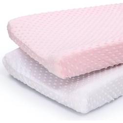 The Peanutshell Baby Changing Pad Covers Minky Dot 2-pack