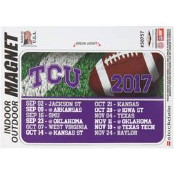 Stockdale TCU Horned Frogs Football Team Schedule 2017 Magnet