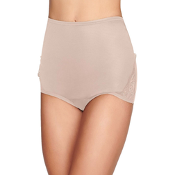 Vanity Fair Perfectly Yours Lace Nouveau Full Brief 3-Pack - Fawn