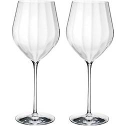 Waterford Elegance Optic Big Red Wine Glass Set of 2 Verre à Vin Rouge 2pcs