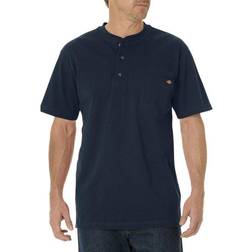 Dickies Short Sleeve Heavyweight Henley T-shirt - Dark Navy