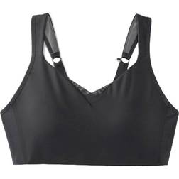 Brooks Drive Convertible Run Bra - Asphalt