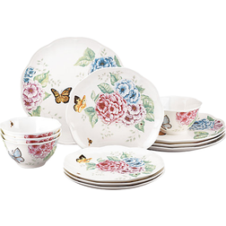 Lenox Butterfly Meadow 12 Piece Dinnerware Set Servizio da Tavola 12pcs