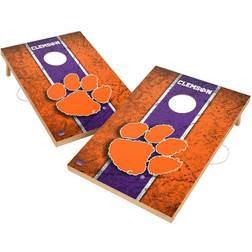 Victory Tailgate Clemson Tigers Solid Wood Cornhole Board Set