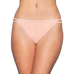 Vanity Fair Illumination String Bikini Panty - Peach Sorbet