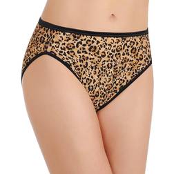 Vanity Fair Illumination Hi-Cut Panty - Toffee Leopard