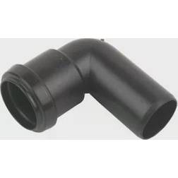 FloPlast FloPlast Black Push-fit 90Â° Waste pipe Conversion bend (Dia)32mm