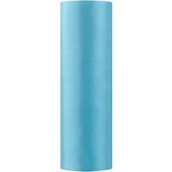 PartyDeco Turkis satin smal