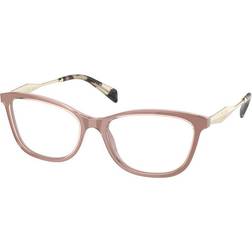 Prada PR 02YV 01Y1O1, including lenses, BUTTERFLY Glasses, FEMALE