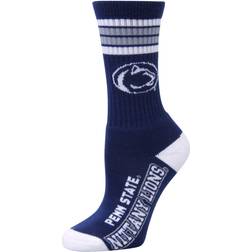 For Bare Feet Penn State Nittany Lions 4-Stripe Deuce Quarter-Length Socks Youth