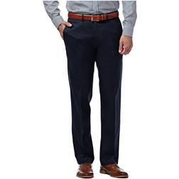 Haggar Premium No Iron Khaki Straight Fit Pant - Dark Navy